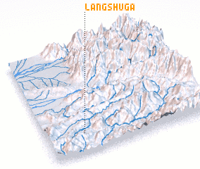 3d view of Langshu Ga