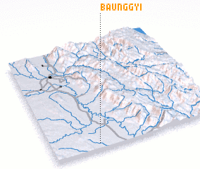 3d view of Baunggyi