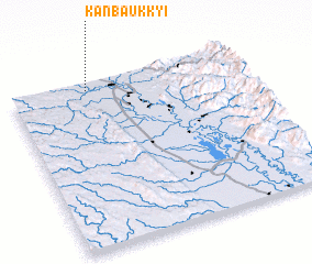 3d view of Kanbaukkyi