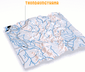 3d view of Thon-daung-ywa-ma