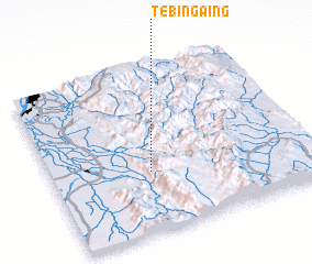 3d view of Tebingaing