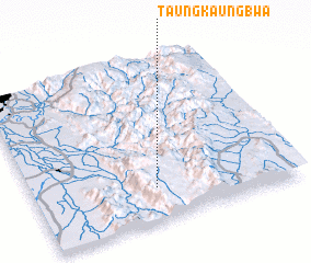 3d view of Taungkaungbwa