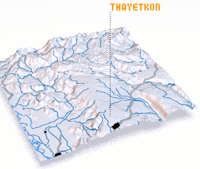 3d view of Thayetkon