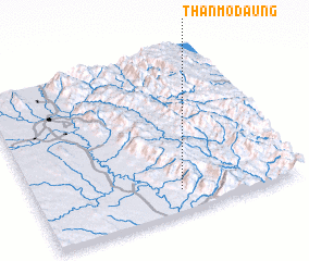 3d view of Thanmodaung