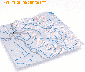 3d view of Meikthalindaung Atet