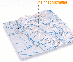 3d view of Peinnedaik Taung