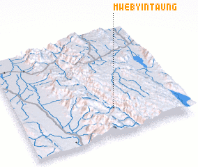 3d view of Mwebyin Taung