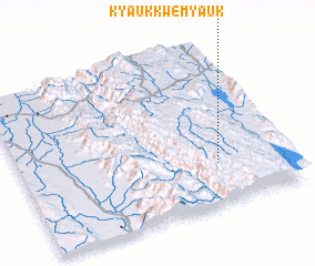 3d view of Kyaukkwe Myauk