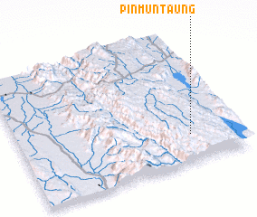 3d view of Pinmun Taung