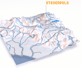 3d view of Uteuen Pulo