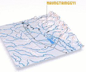 3d view of Maungtainggyi