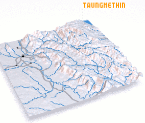 3d view of Taungmethin