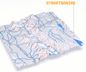 3d view of Kyauktan Ashe