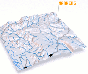 3d view of Mánweng