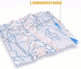 3d view of Loi-hkaw-ingyaung