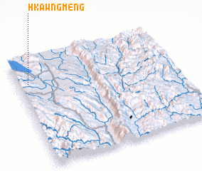 3d view of Hkawngmeng