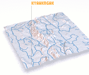 3d view of Kyawk Ngak