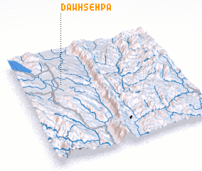 3d view of Dawhsè-hpa
