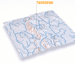 3d view of Taung Paw