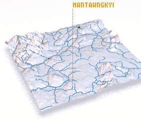 3d view of Māntawngkyi