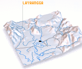 3d view of Layawng Ga