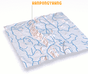 3d view of Wān Pongyawng