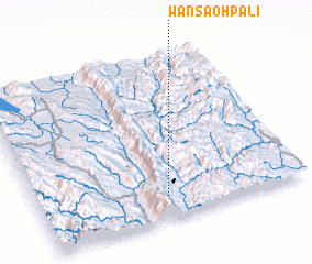 3d view of Wān Sao-hpa-li