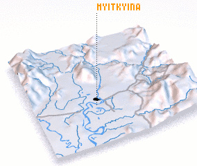 3d view of Myitkyinā