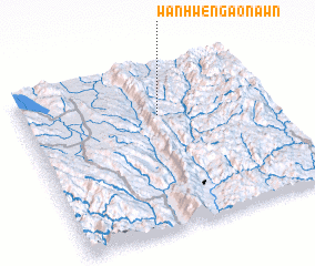 3d view of Wān Hwè-ngao-nawn