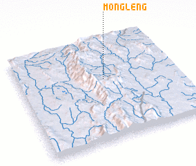 3d view of Möng-lèng