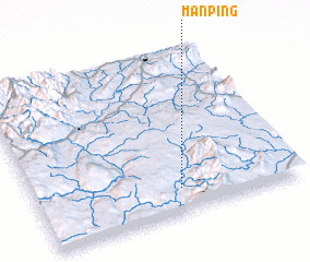 3d view of Mān Ping