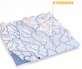 3d view of Htondaung
