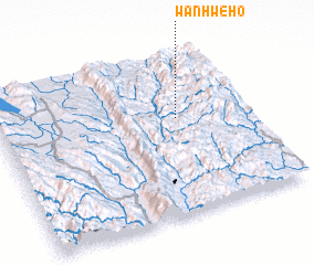 3d view of Wān Hwè-ho