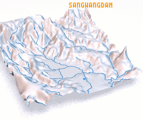 3d view of Sangwangdam