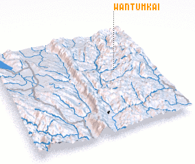 3d view of Wān Tumkai