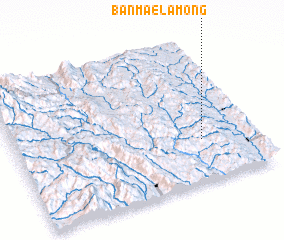 3d view of Ban Mae Lamong