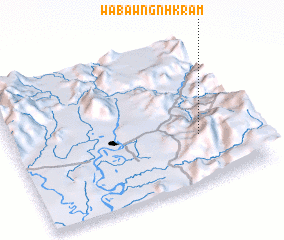 3d view of Wābawng \