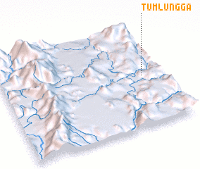 3d view of Tumlung Ga