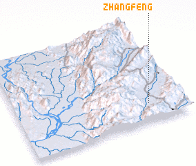 3d view of Zhangfeng