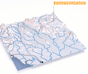 3d view of Ban Mae Um Da Nua