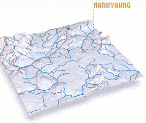 3d view of Mān Kyawng