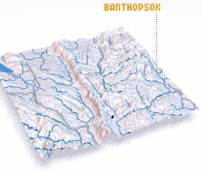 3d view of Ban Thop Sok