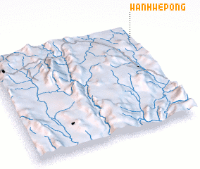 3d view of Wān Hwè-pong