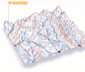 3d view of Myauknaw