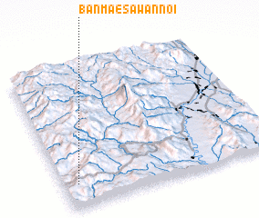 3d view of Ban Mae Sawan Noi