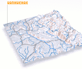 3d view of Wān Hwè-hak