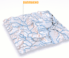 3d view of Ban Mae Ho