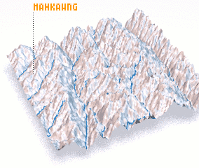 3d view of Mahkawng