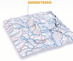 3d view of Ban Mae Tho Noi