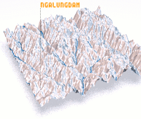 3d view of Ngalungdam